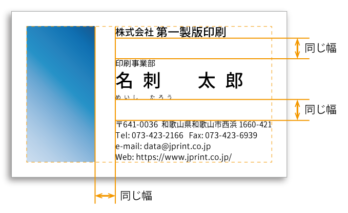 ブロック同士の間隔